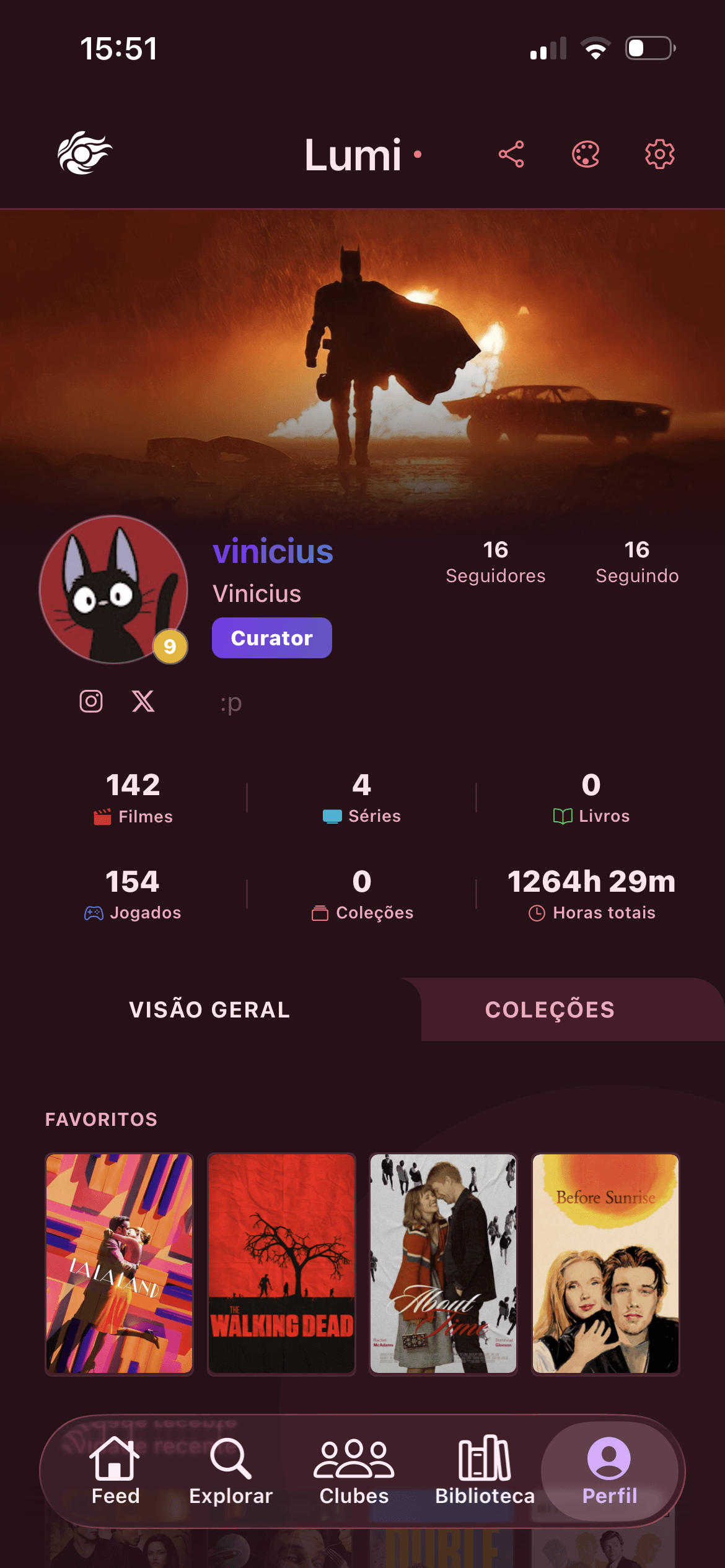 Seu perfil cultural