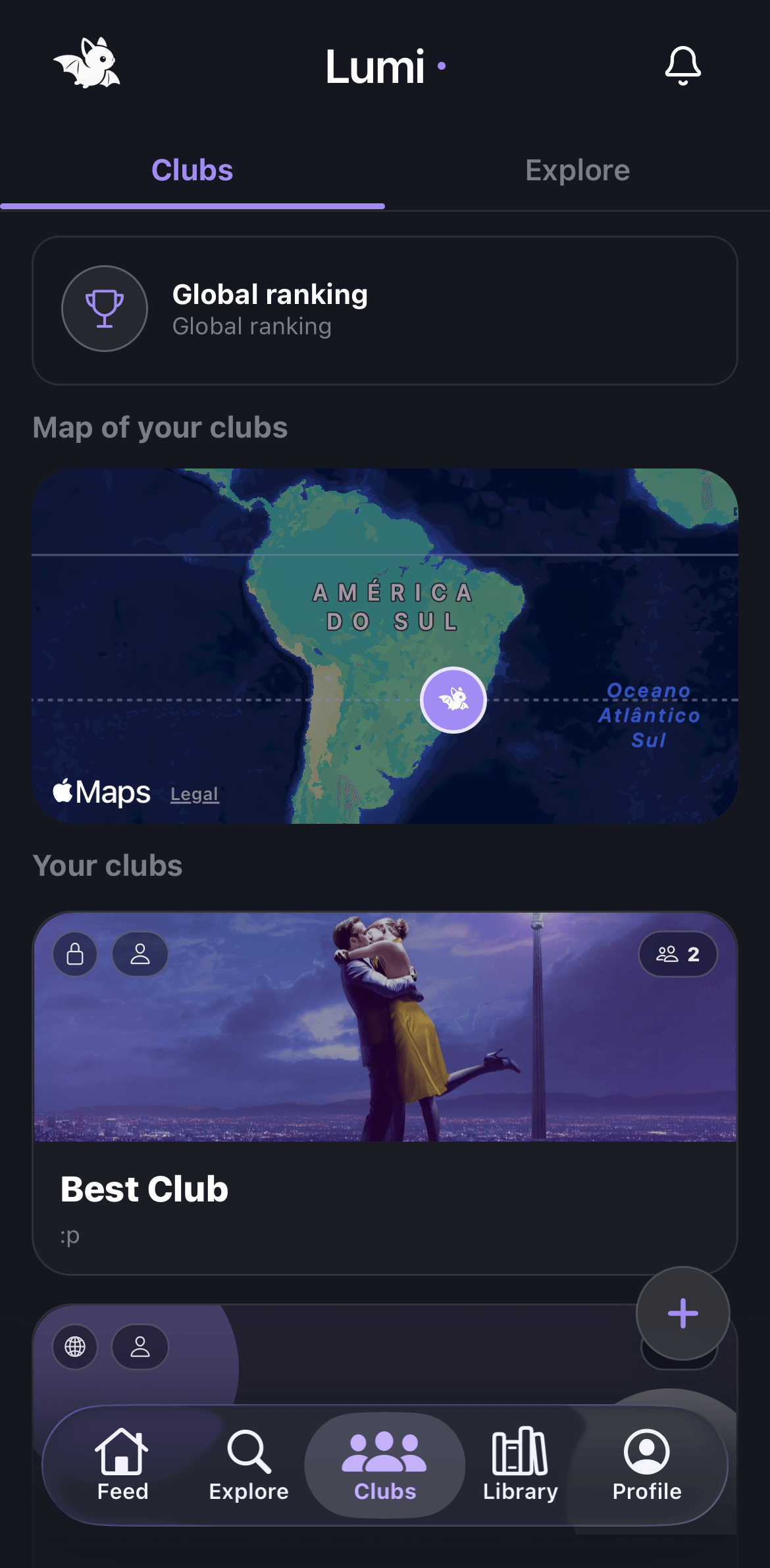 Entre em clubes ao redor do mundo